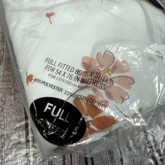 Vtg CANNON MONTICELLO Full Dbl Flat & Fitted Sheet Set Corry Brown Color Way NEW - Picture 8 of 8